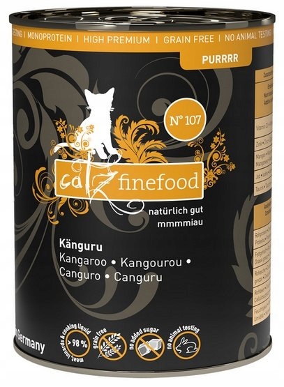 Catz Finefood Purrrr N.107 Kangur plechovka Set 12x400g