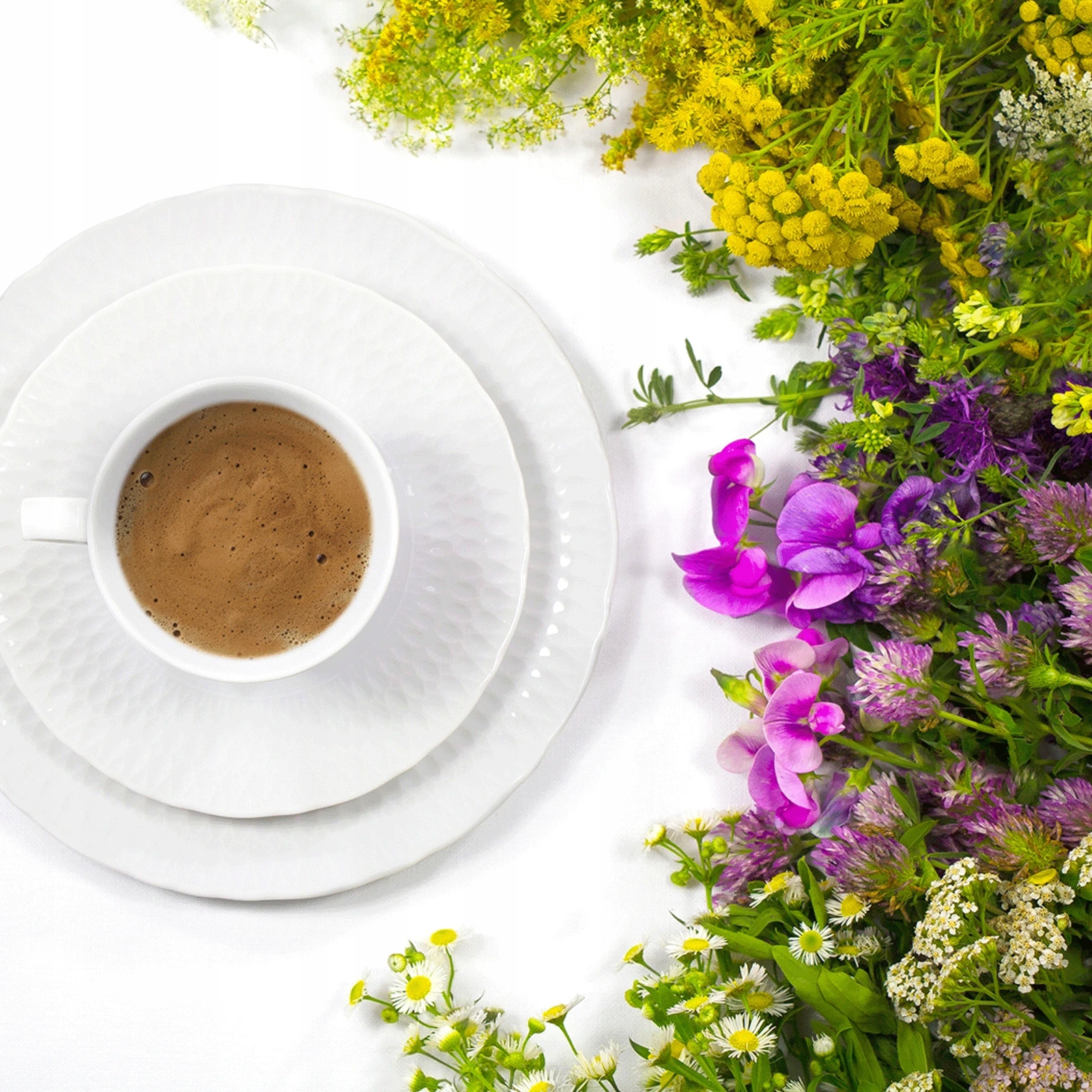 Ćmielów Kávový servis pre 6 os. 18 ks Sofia biela