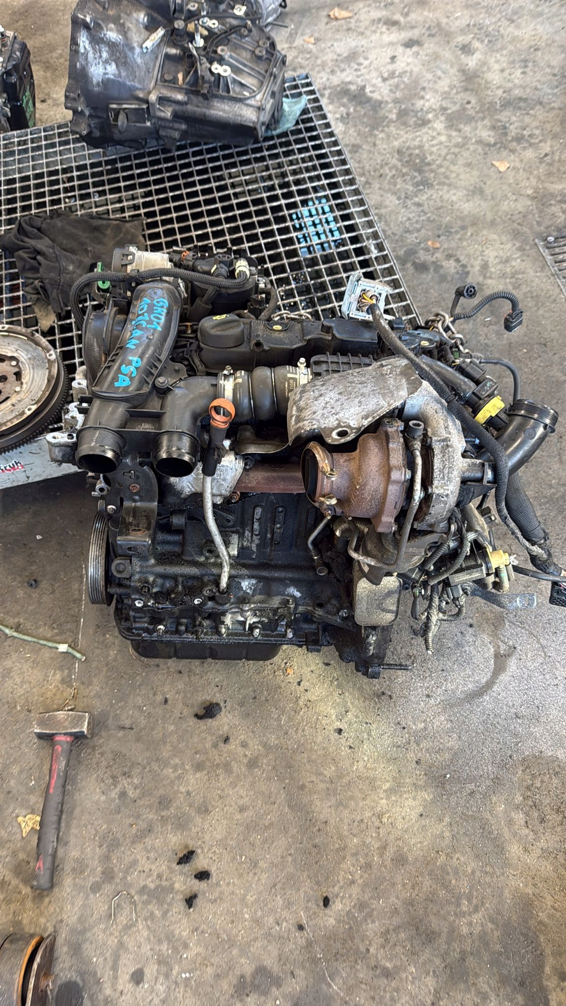 engine complete PEUGEOT CITROEN 1,6 BH01 PSA 10JCAN