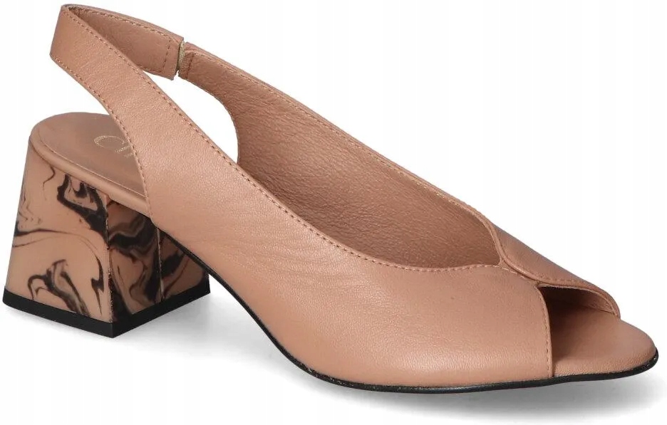 CheBello dámské sandály na stabilním podpatku zakrývají haluxy velikosti vel