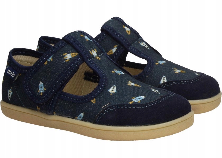 Mido Tenisówki 189 21 Space Barefoot na rzepy