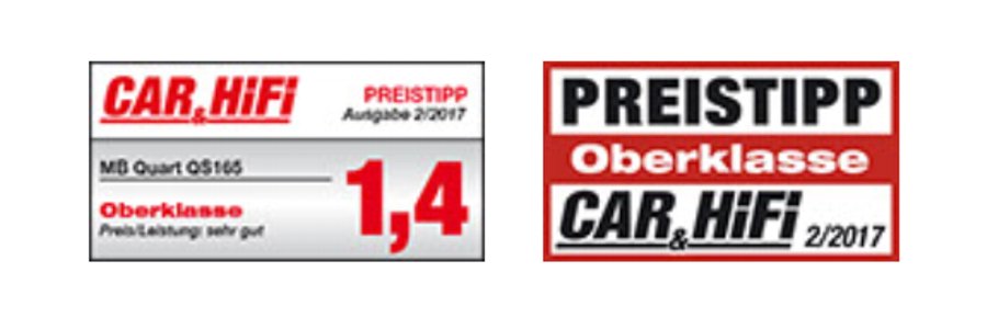 MB Quart QS165 głośniki 165 mm moc 90W RMS SYSTEM Marka MB Quart