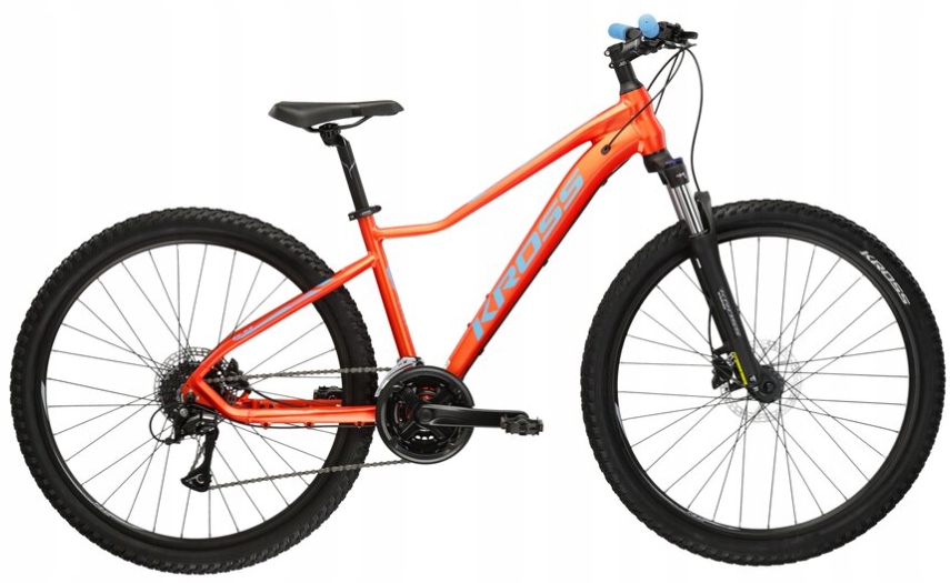 Rower Górski Damski Kross Lea 6.0 27 XS(16'') pomarańczowy/niebieski mat