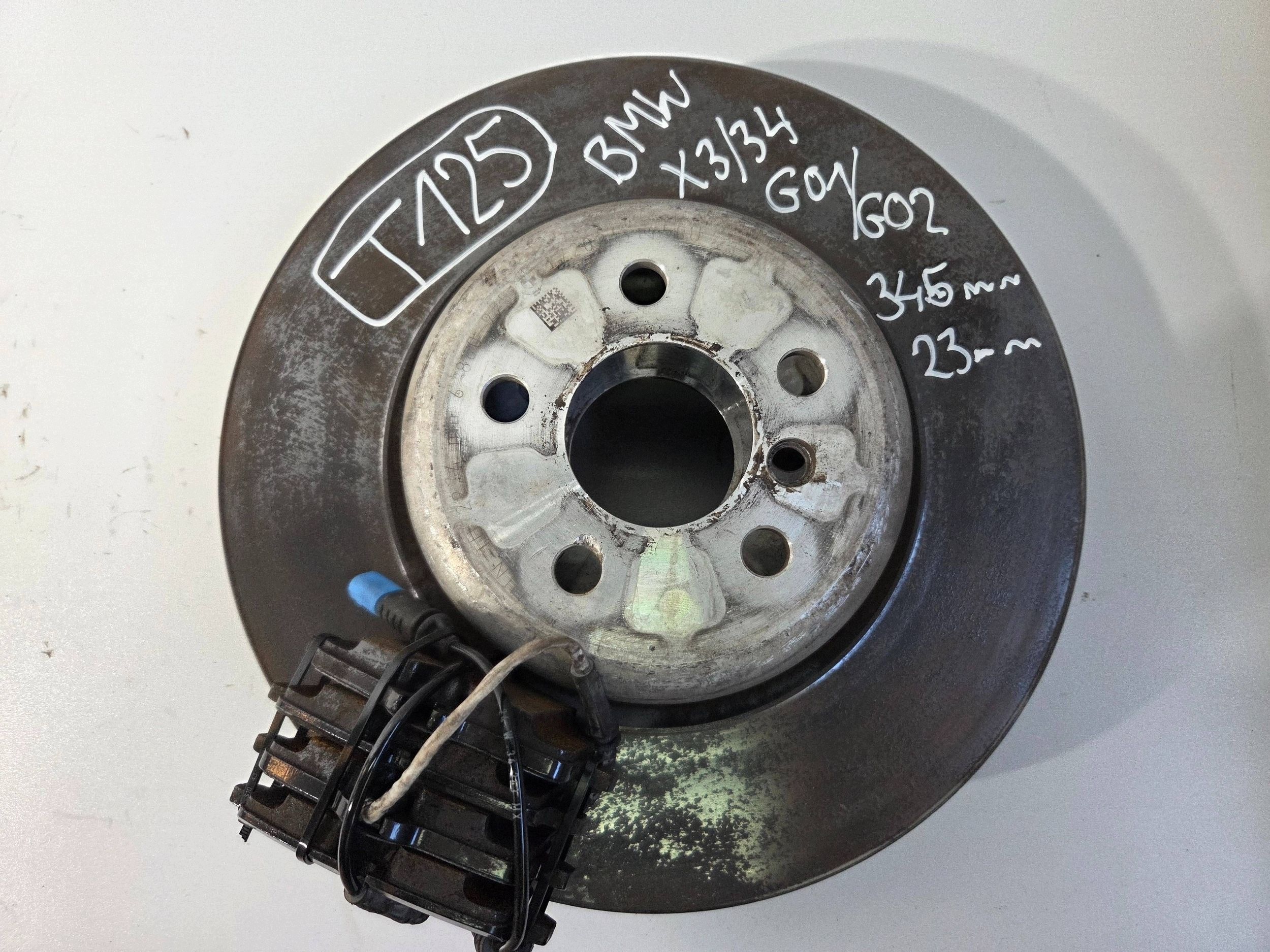 BMW X3 G01 discs brake + plates rear. (T125)