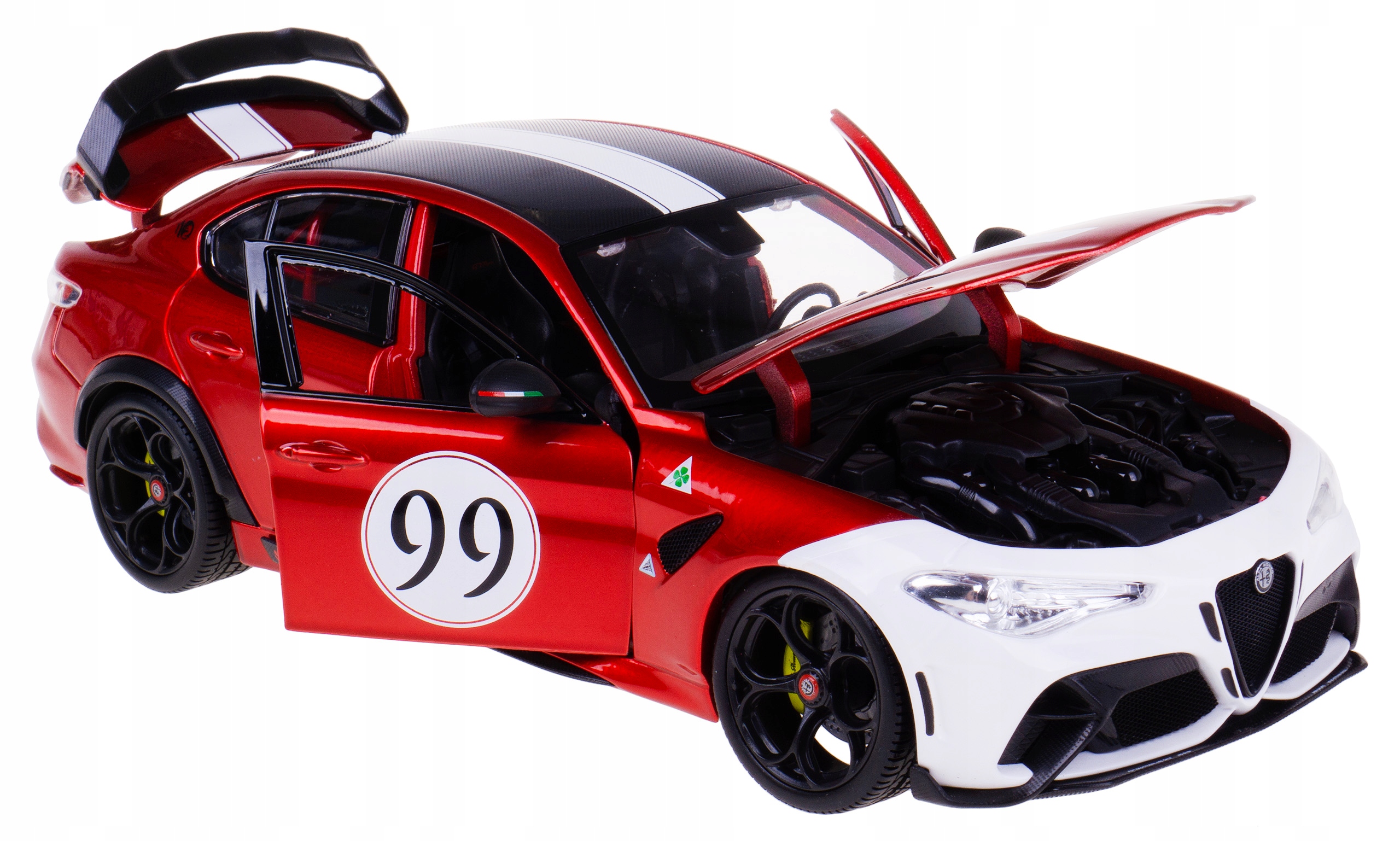 Alfa Romeo Giulia GTAm #99 Model Kovový Bburago 1:18