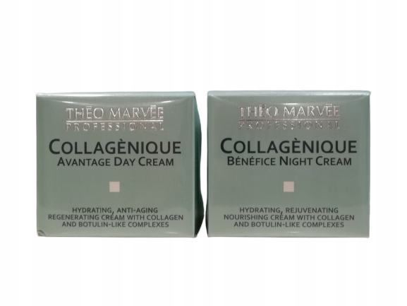 Theo Marvee Collagenique Kolagenowy Zestaw 2 Kremów Dzień 50ml Noc 50ml