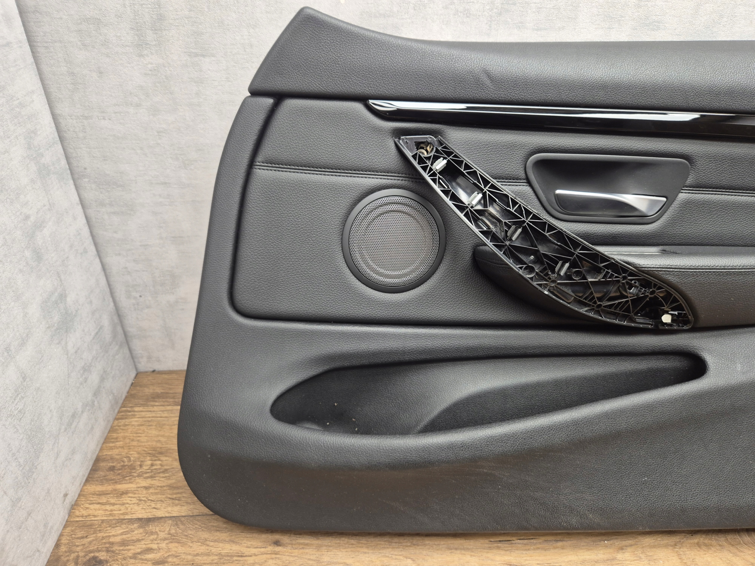 BMW F32 F33 right side front upholstery front PANEL door black leather