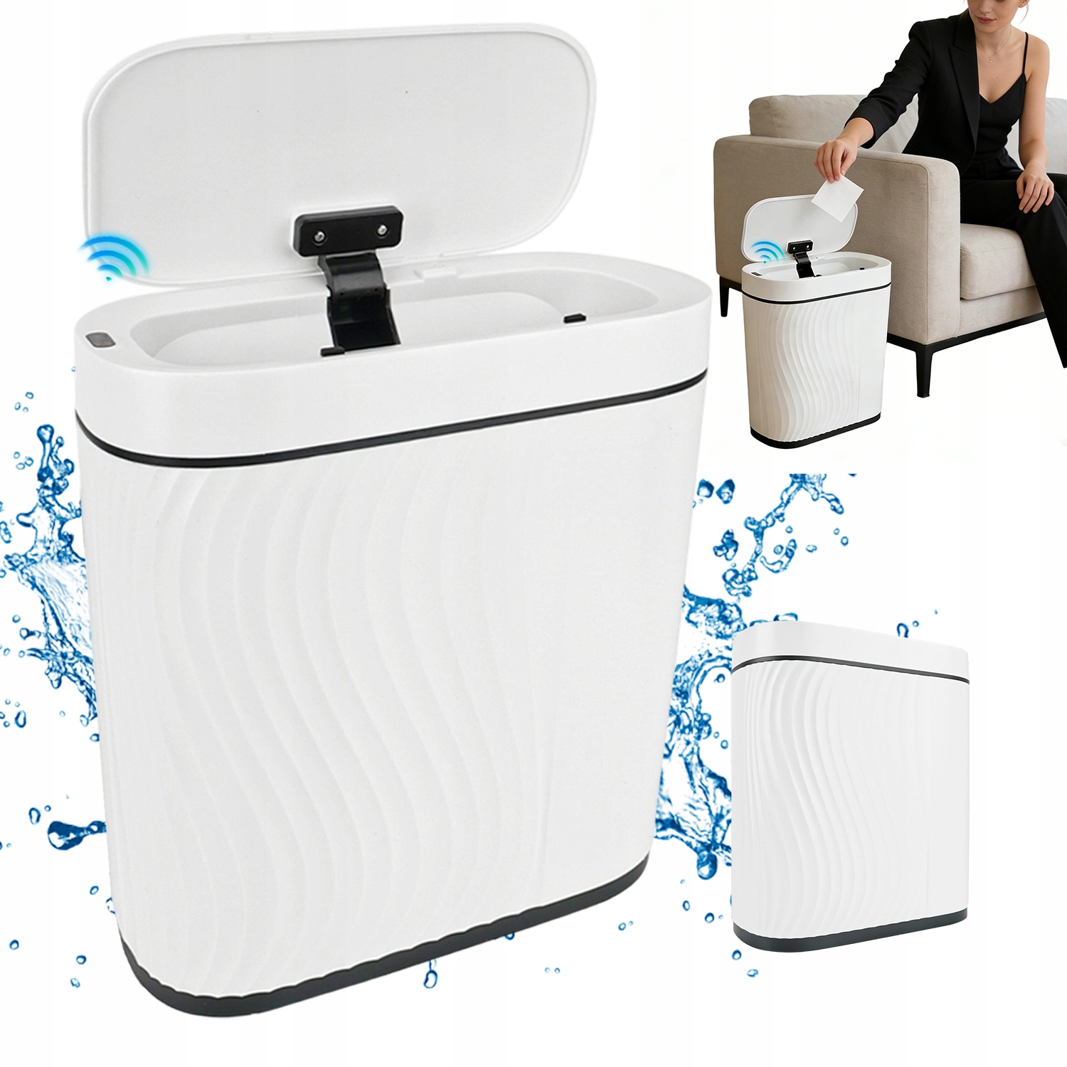 Odpadkový Koš Automatický 8 L Se Senzorem Pro Domácnost I Kancelář