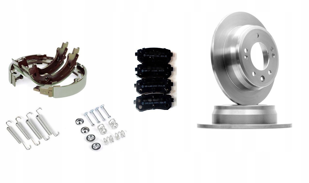 

Tarcze+klocki +szczęki Kia Ceed Hyundai I30 Tył