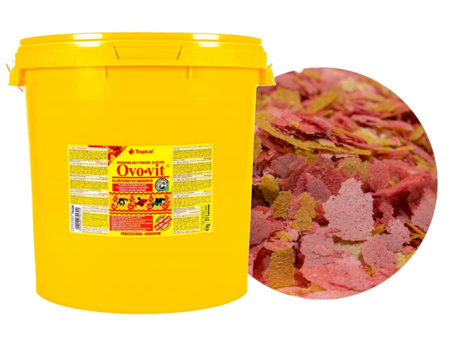 Levně Krmivo pro akvarijní ryby Tropical Ovo-Vit kyblík 21l/4kg