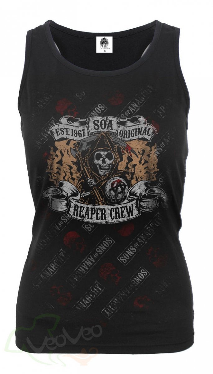 Soa Reaper Crew Razor Top Spiral Dámská velikost XL