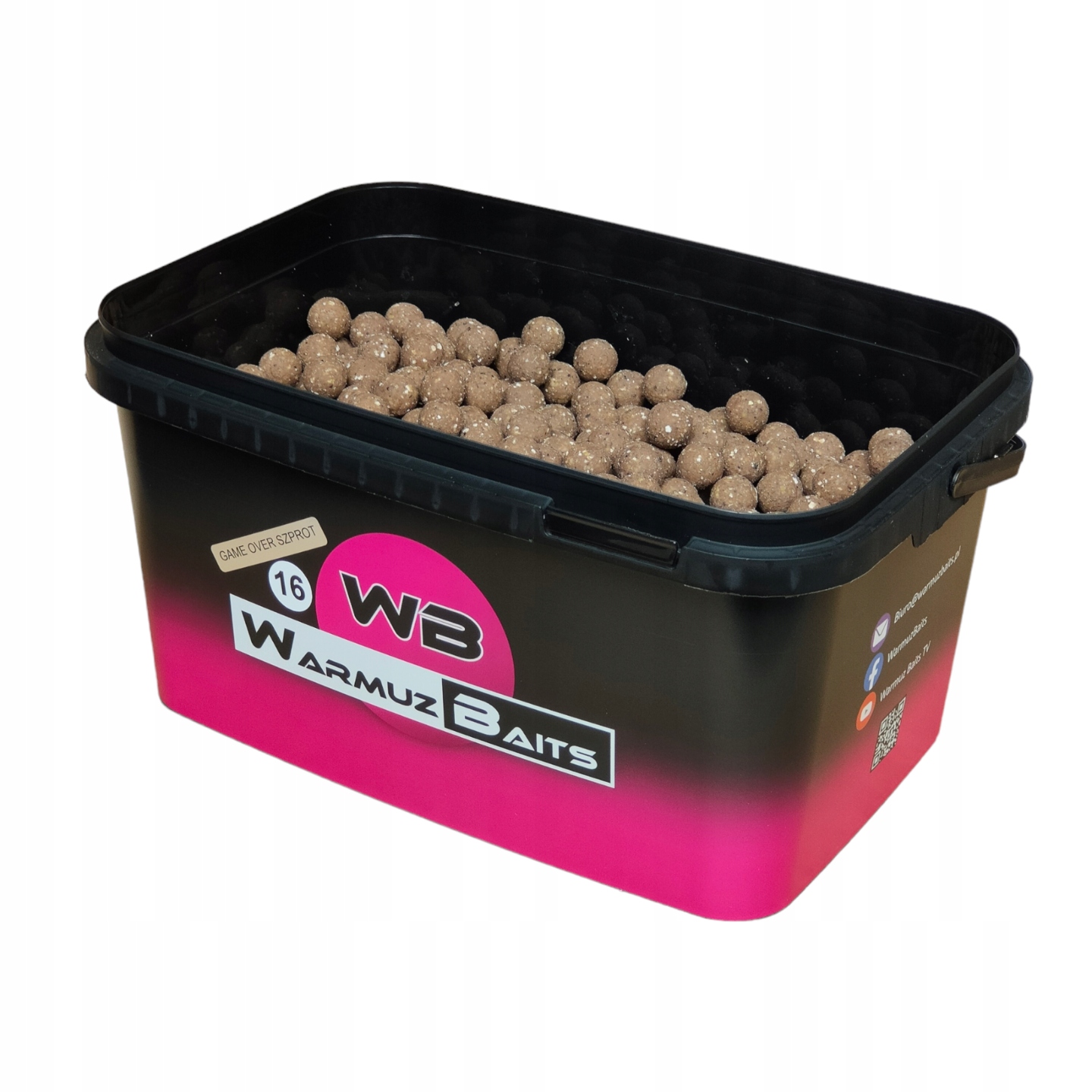 Boilies Warmuz Baits Game Over Szprot 3kg 16mm Kbelík na kapry amur