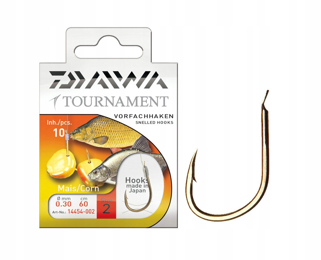 Haki Z Przyponem Daiwa Tournament Kukurydza NR.1