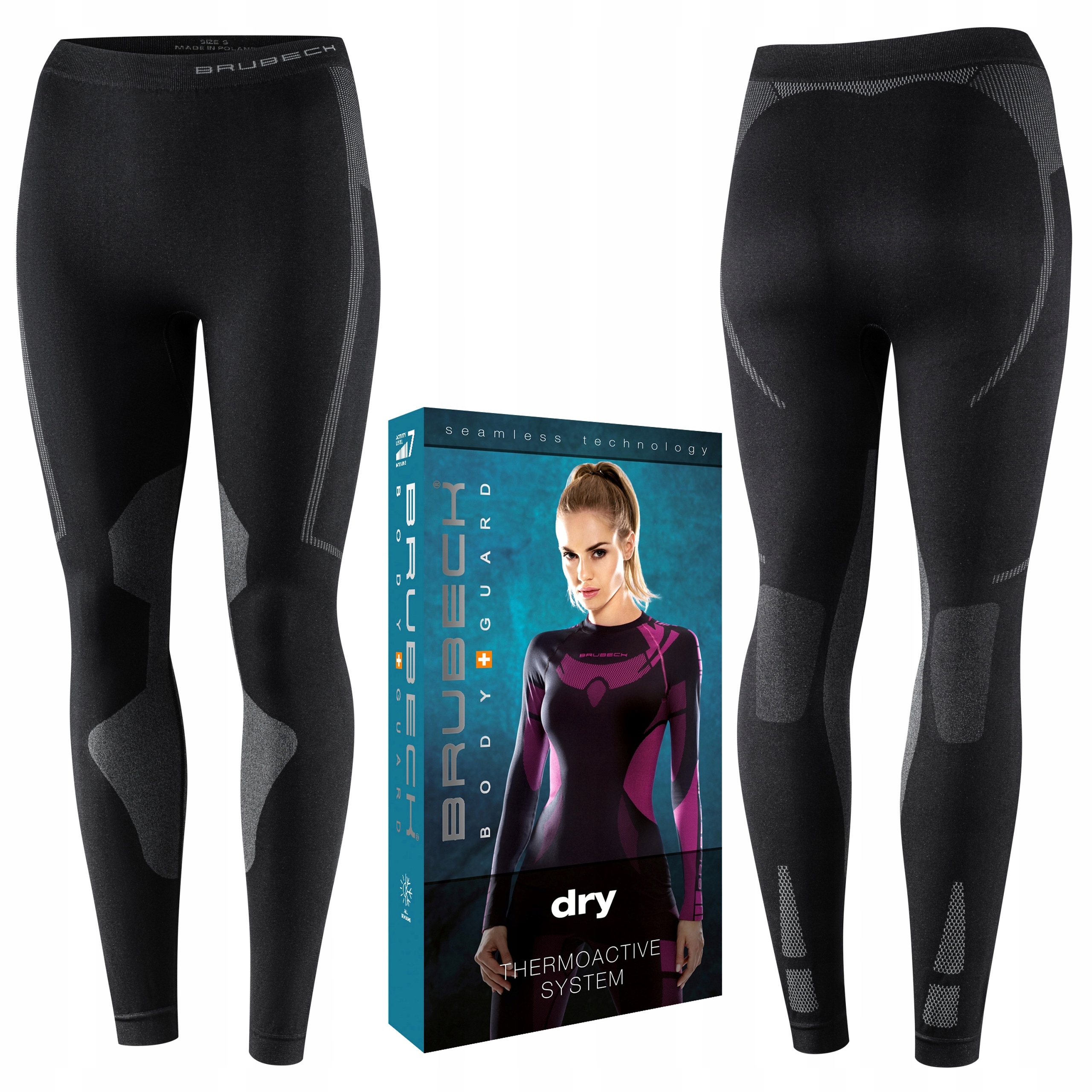 Dámské termoaktivní legíny Brubeck Dry Termo kalhoty XL