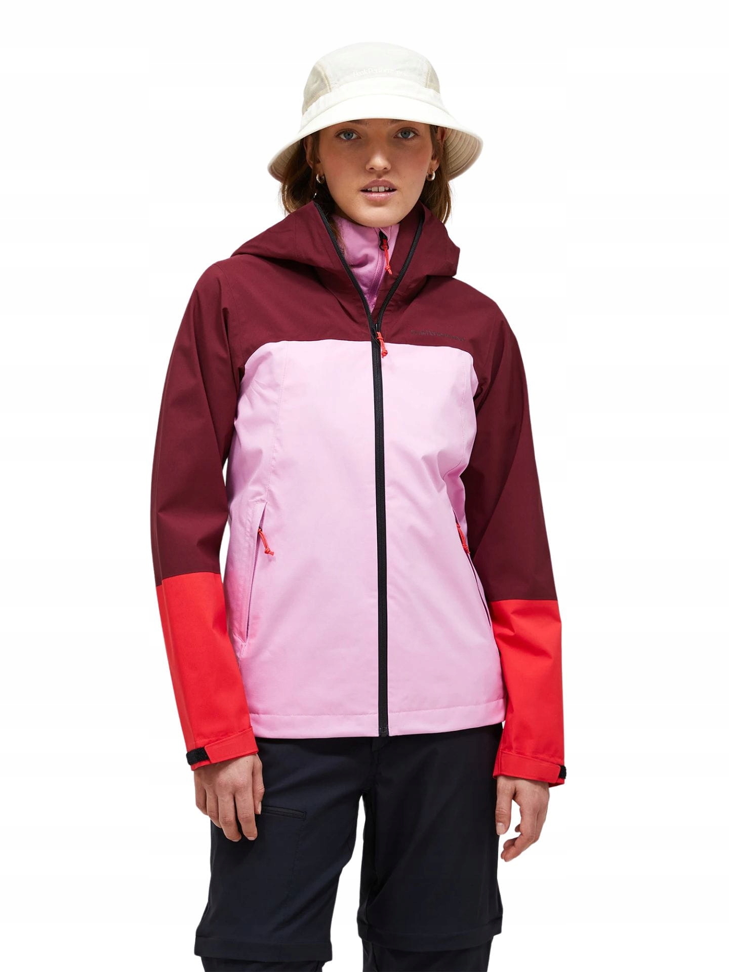 Kurtka Peak Performance damska Trail Hipe 2.5L Shell różowa S
