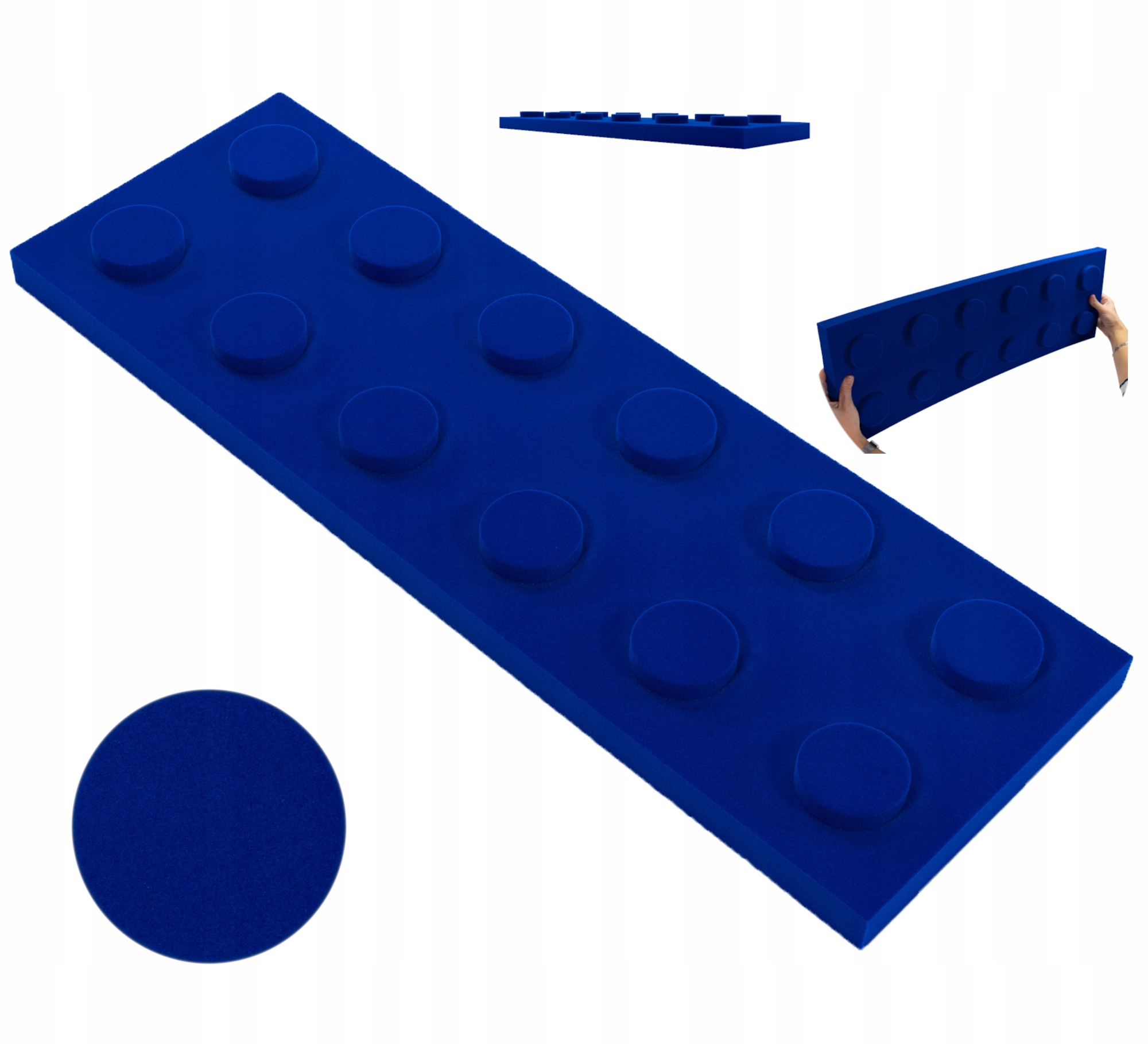 Klocek akustický panel Decor pěna měkká dekorace 25x75 gr. 4cm atesty