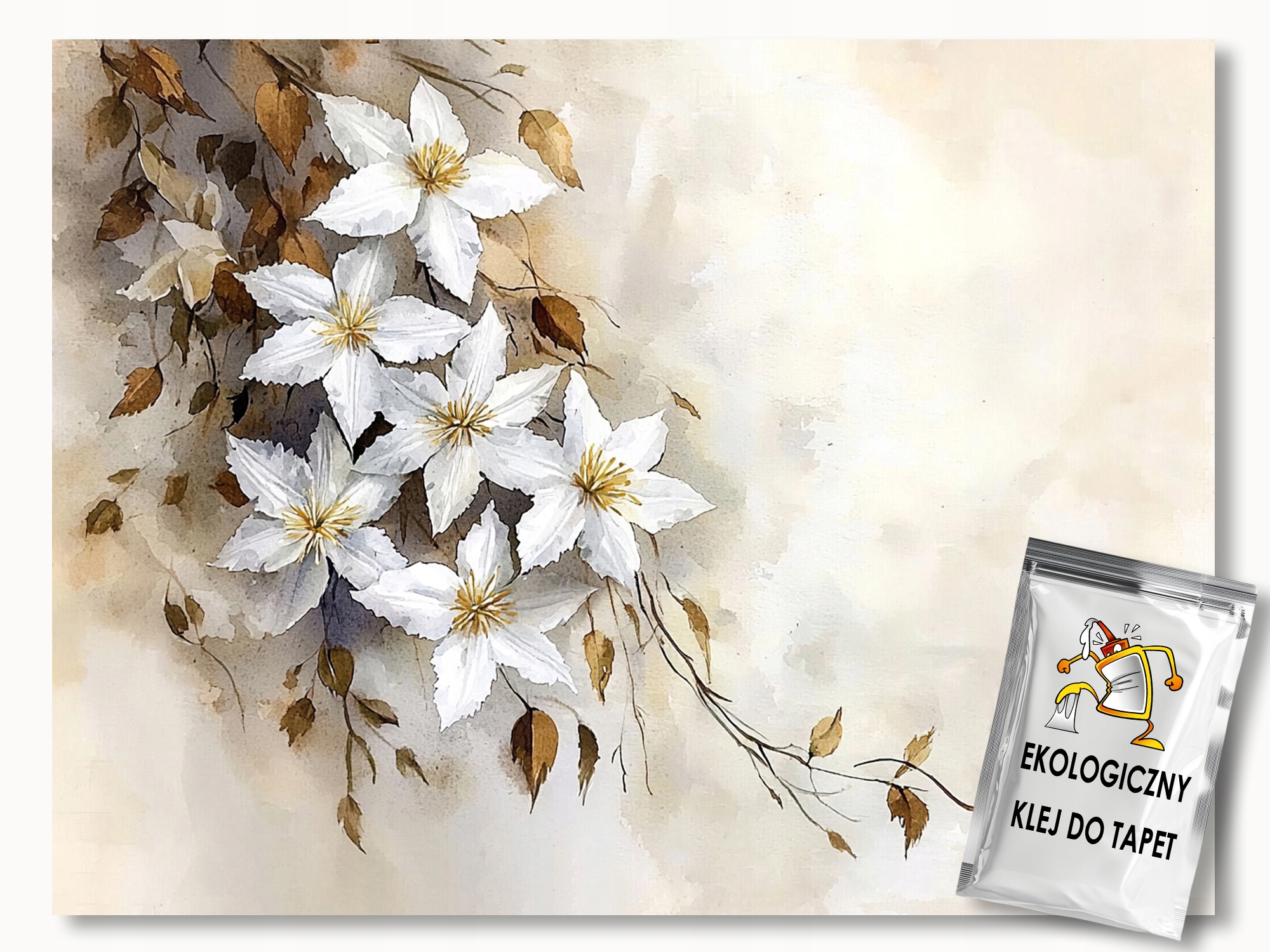 Fototapeta Flizelina Příroda Zahrada Květiny Klematis Povojník 368x254 130g