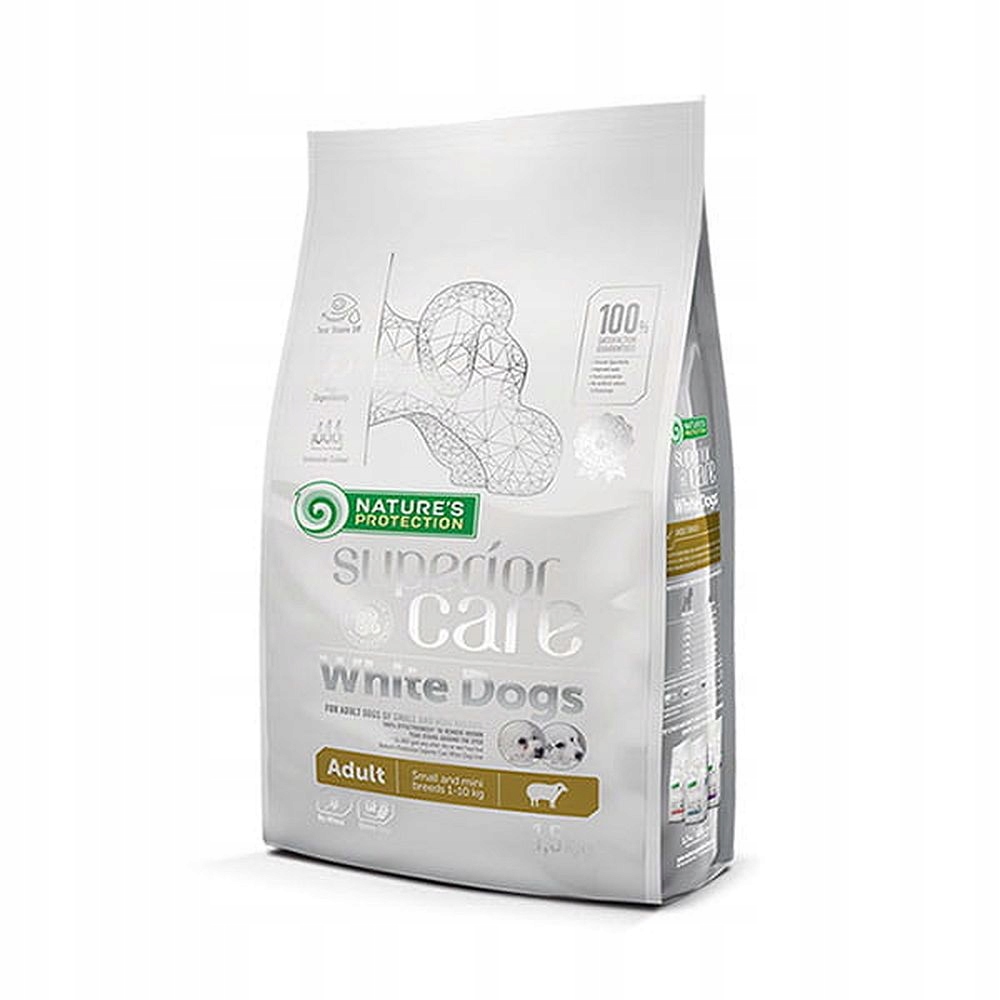 Sucha karma Nature's Protection jagnięcina 4 kg Białe rasy hipoalergiczna