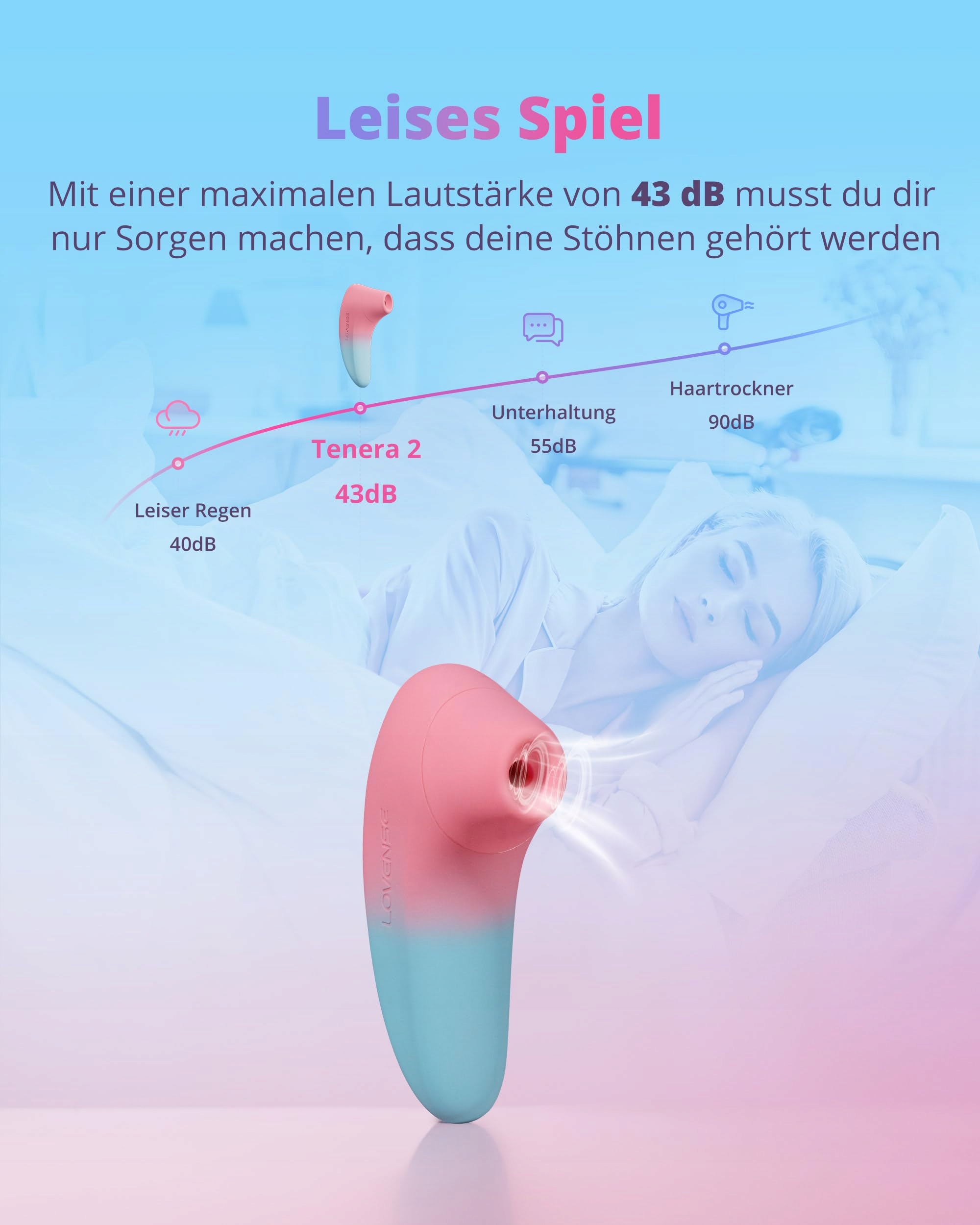 LOVENSE Tenera 2 Klitoris Stymulator Wibracyjny Z Aplikacją Dla Kobiet — miniatura 5