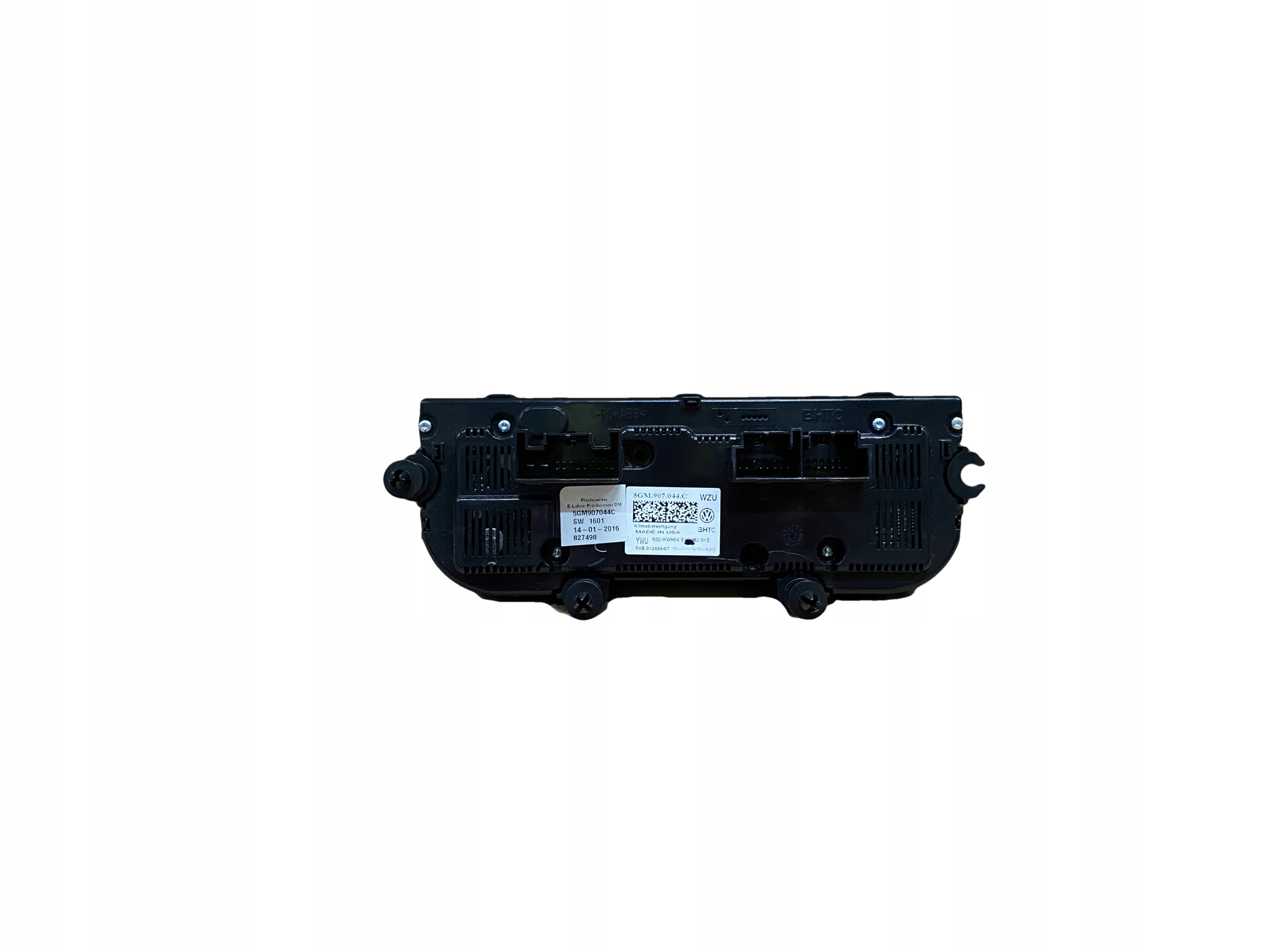 VW GOLF VII 7 Unite commande clima 5GM907044C