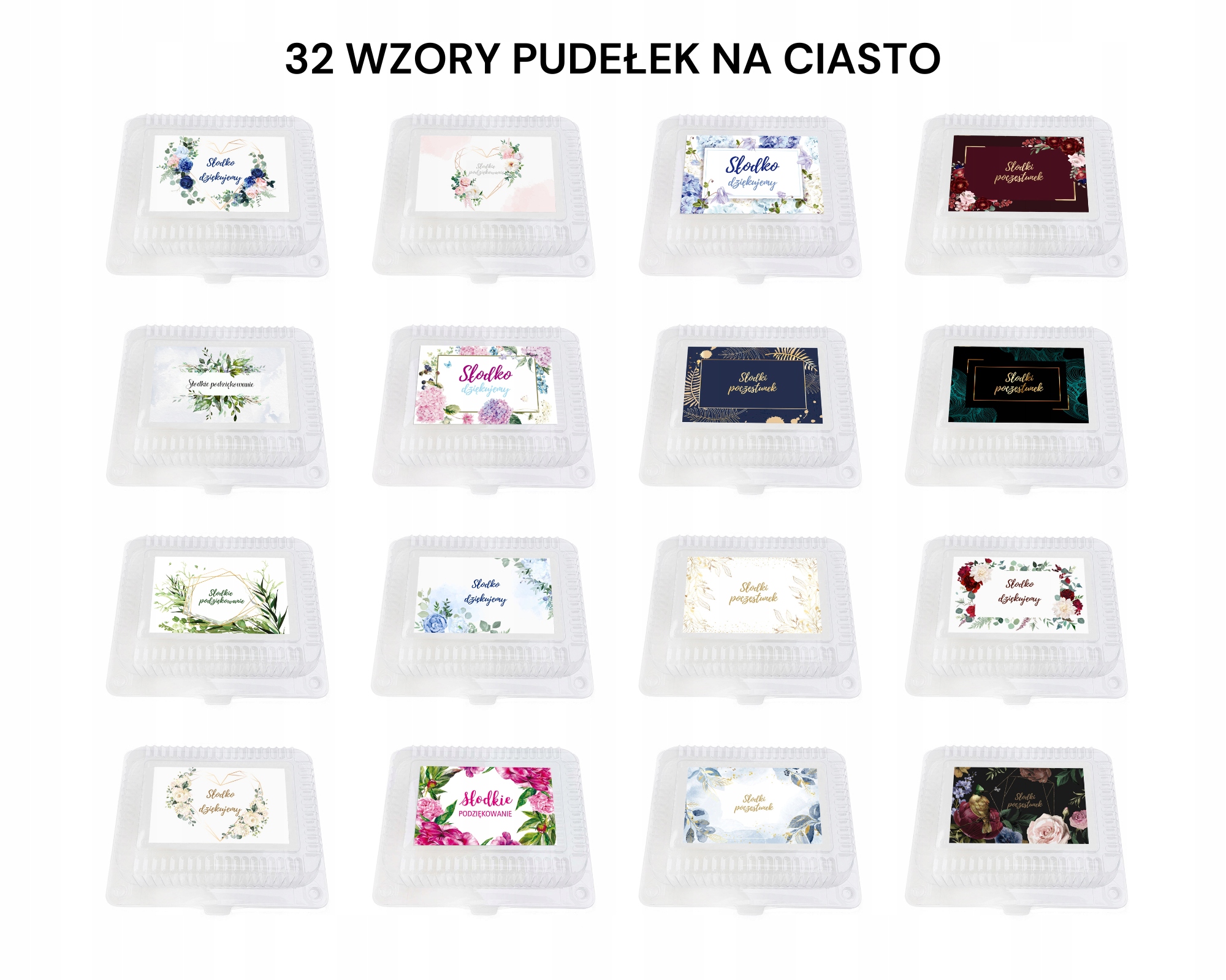 

Pudełko na ciasto pudełka opakowania Premium 10x