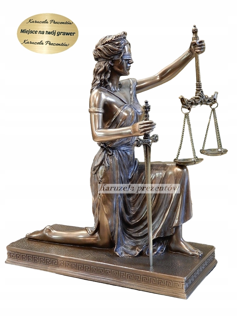 Temida Kľačiaca S Váhou A Mečom, Darček Pre Právnika