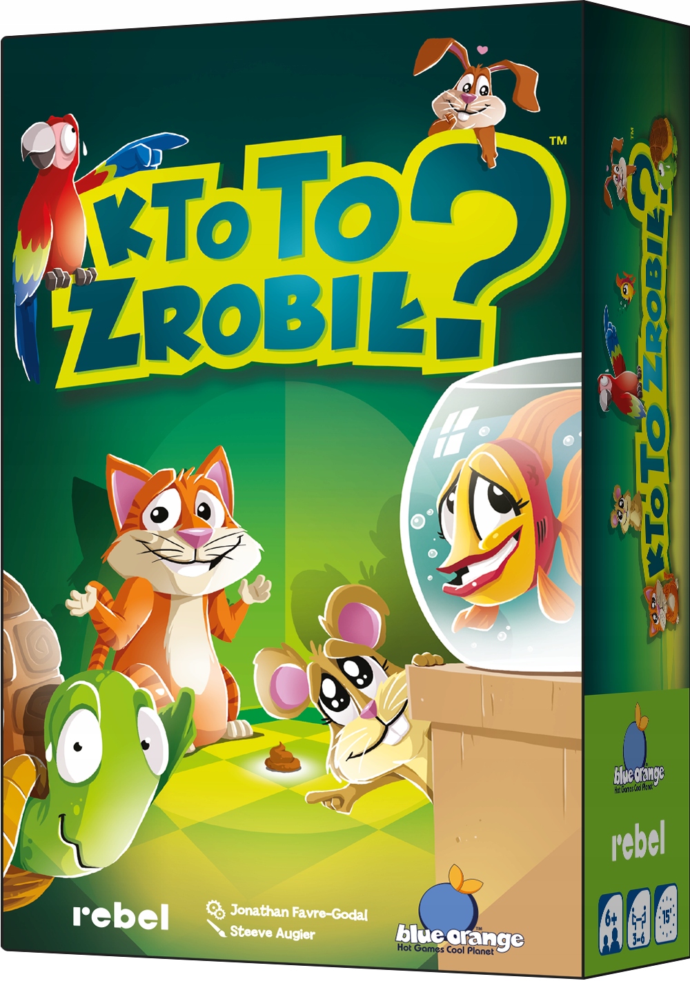 KTO TO ZROBIŁ? Rebel – GRA EDUKACYJNA, ROZWOJOWA na REFLEKS i PAMIĘĆ Wydawca Rebel