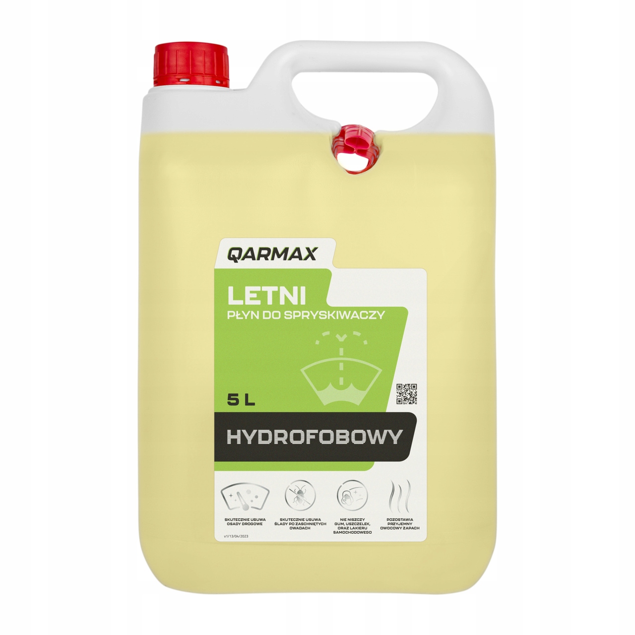 Hydrofobowy letni płyn do spryskiwaczy Qarmax
