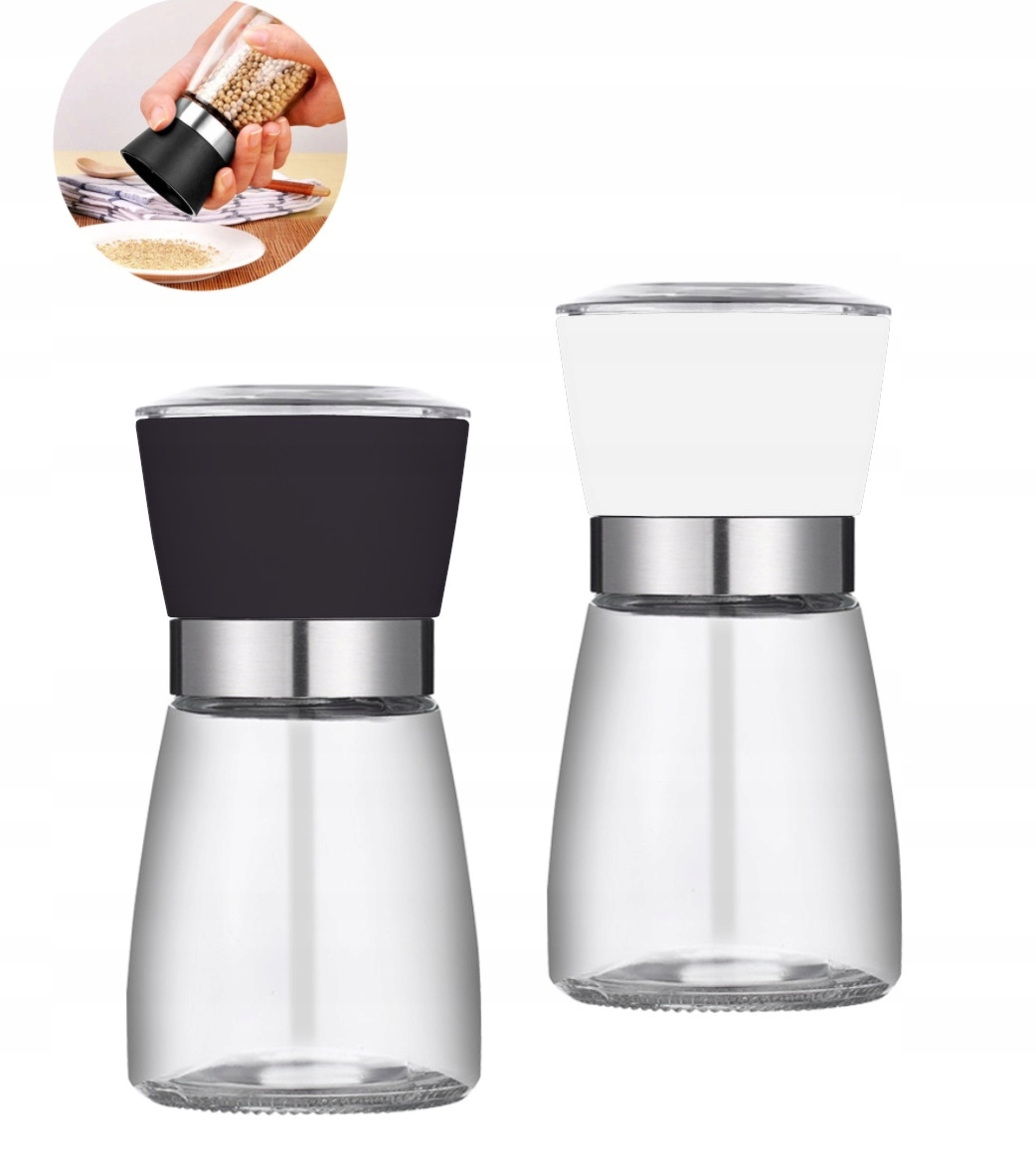 

Komplet młynków ręcznych sól pieprz pieprz 170 ml