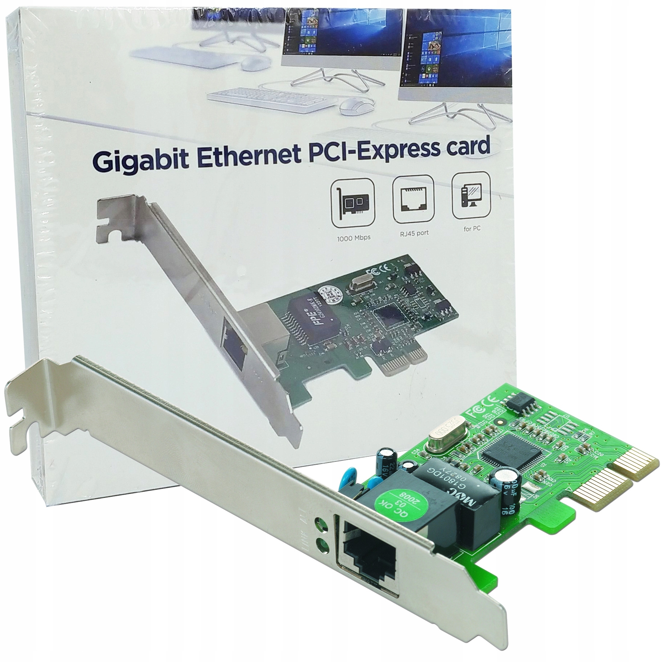 KARTA SIECIOWA LAN PCI-E REALTEK RTL8111C GIGABIT