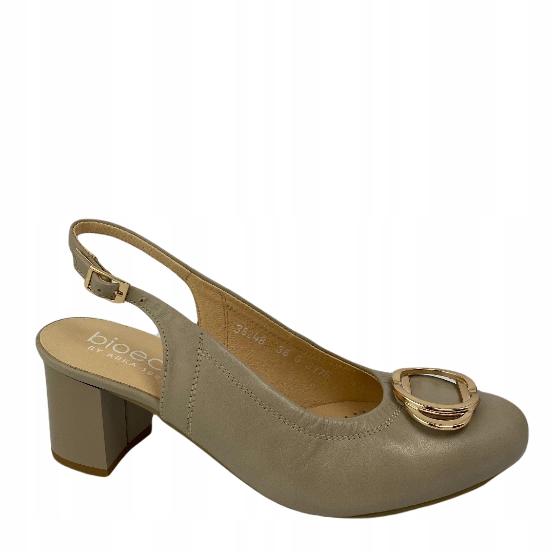 Dámské sandály Arka Bioeco 3976/1048 béžová/cappuccino 37, béžová