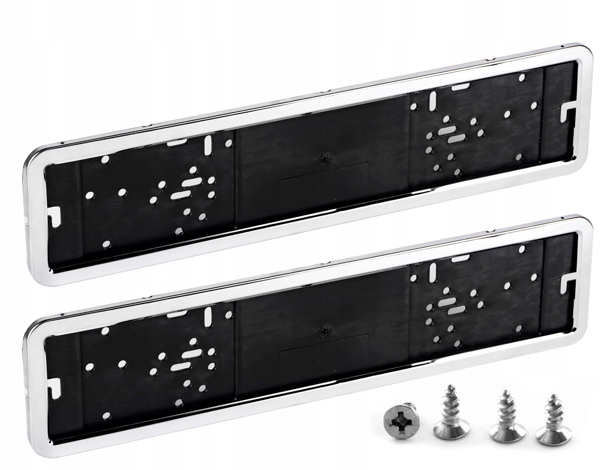 

Ramki Pod Tablice Rejestracyjna Metal Chrom 2 Szt