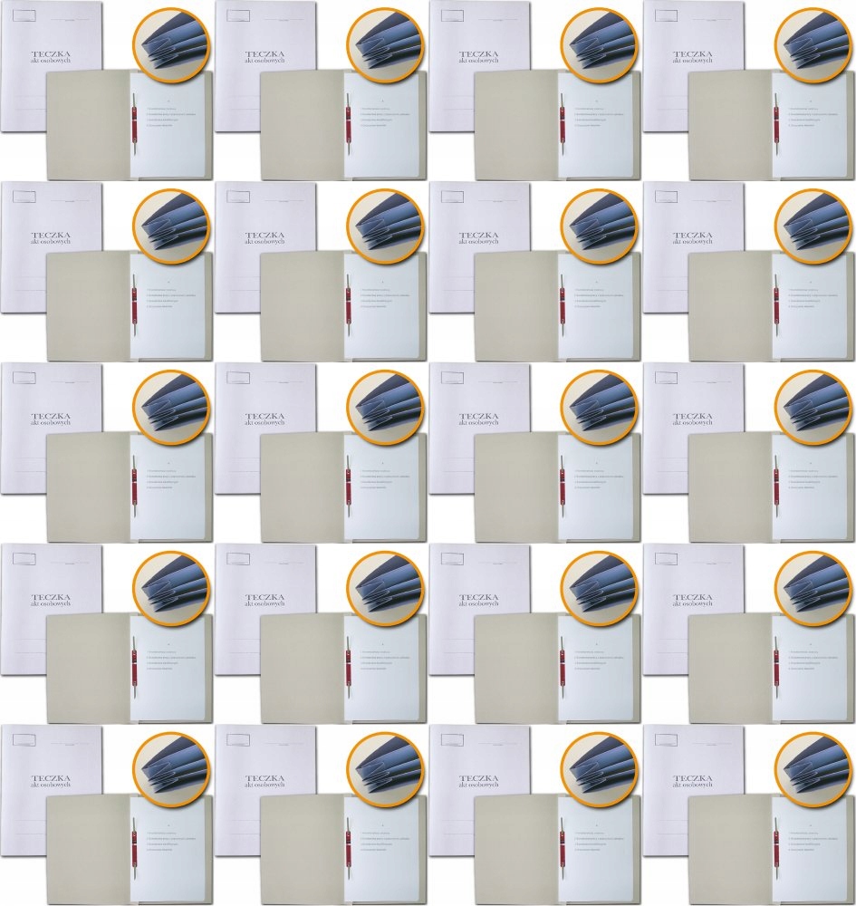 

Teczka do akt osobowych Barbara A4 300g Abcde x20