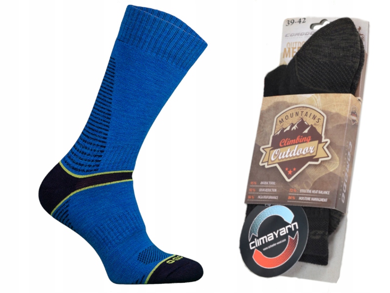 

Trekkingowe Comodo TR8 Wełna Merino ciepłe 39-42nb