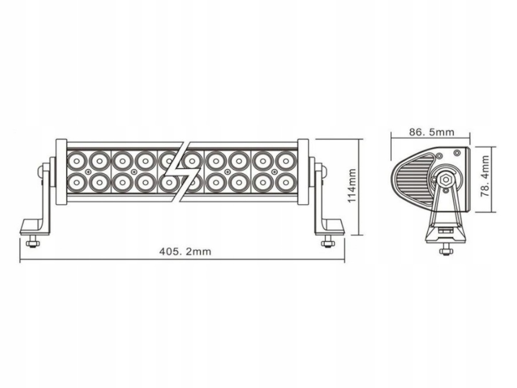 Panel LED 72W 24x3 COMBO LB0026 Producent inny