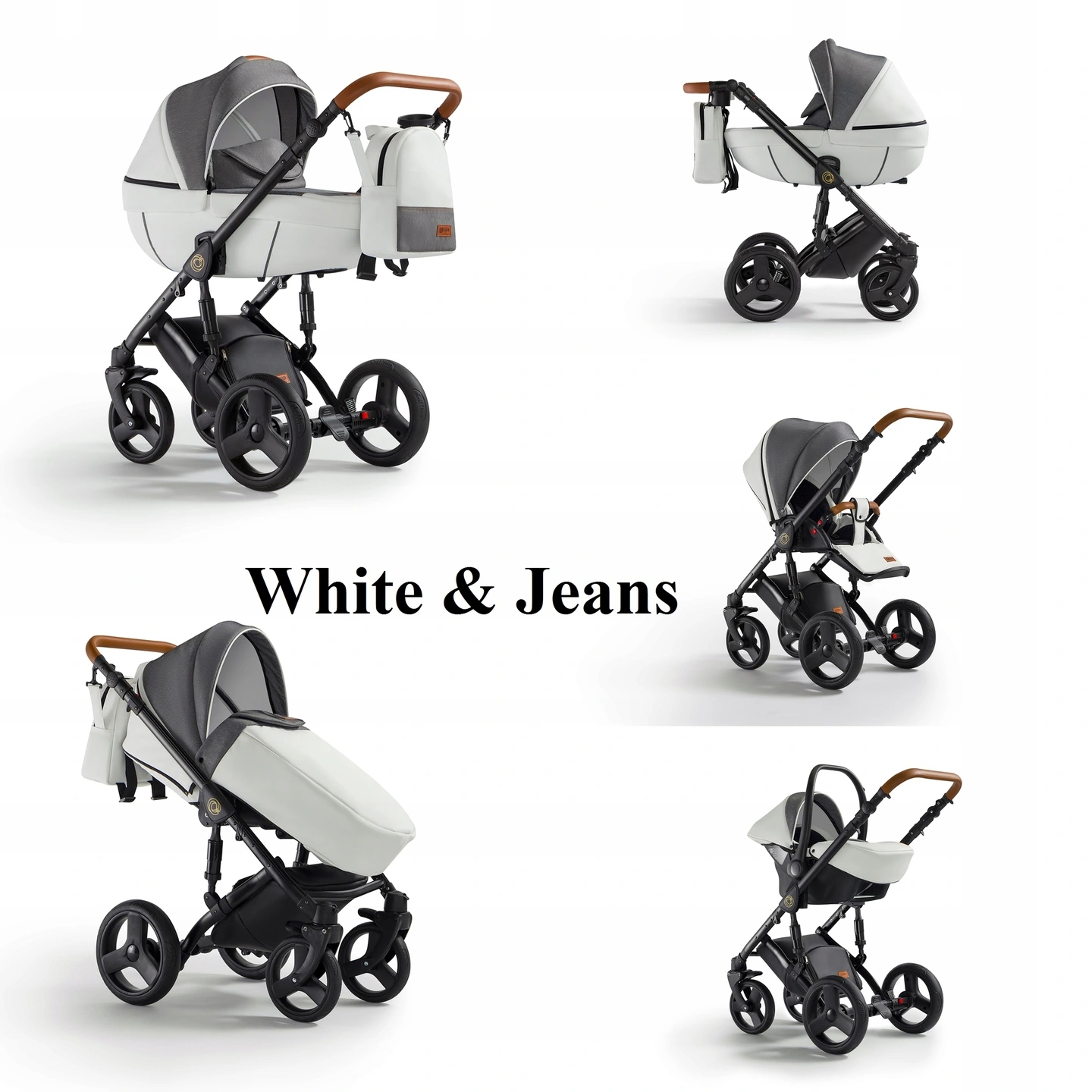 WÓZEK DZIECIĘCY VERDI ORION 3W1+TORBA + AKCESORIA Stelaż Aluminiowy