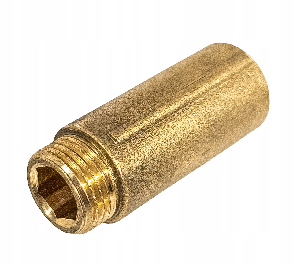 PRZEDŁUŻKA WYDŁUŻKA ZŁĄCZKA MOSIĘŻNA Ø 1/2" CALA DŁUGOŚĆ 50mm SOLIDNA SIZER Marka Sizer