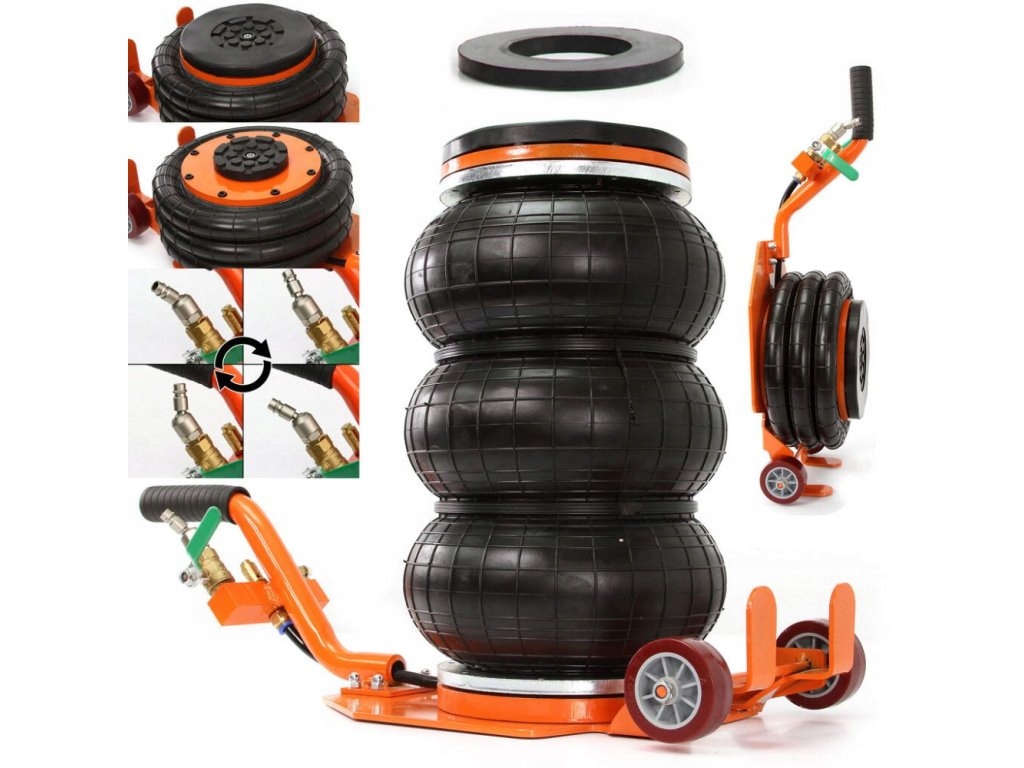 Pneumatický zdvihák mechový 3.5 t, krátky B80142