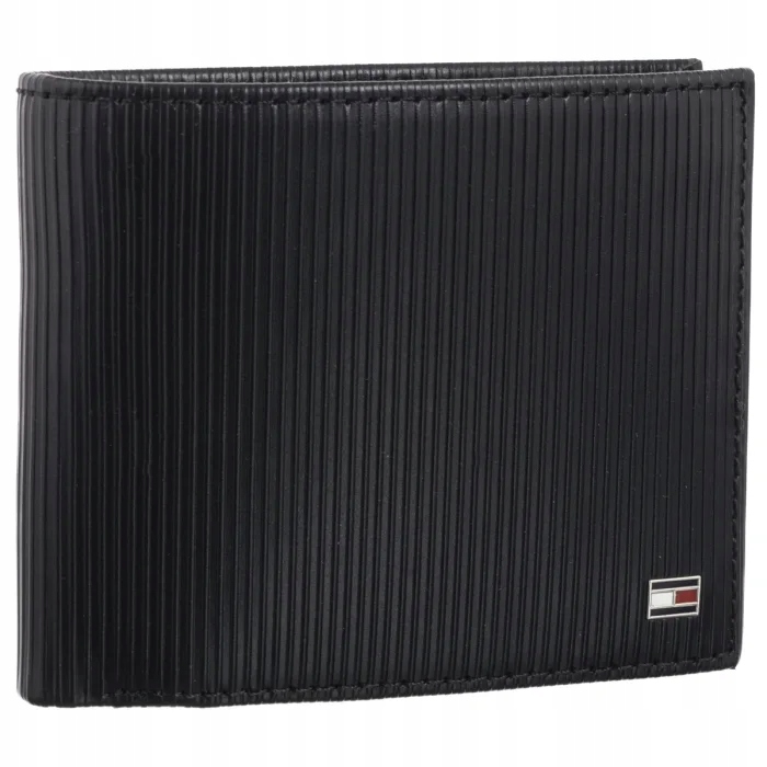 Pánská peněženka Tommy Hilfiger Th Flag Cc And Coin AM0AM13974 Černá