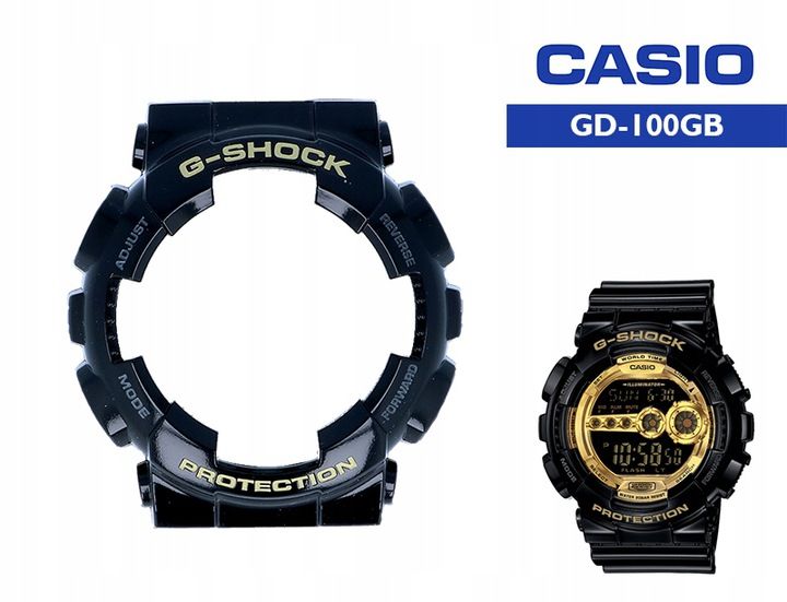 

Bezel do zeg. Casio GD-100 GA-110GB czarny błyszcz