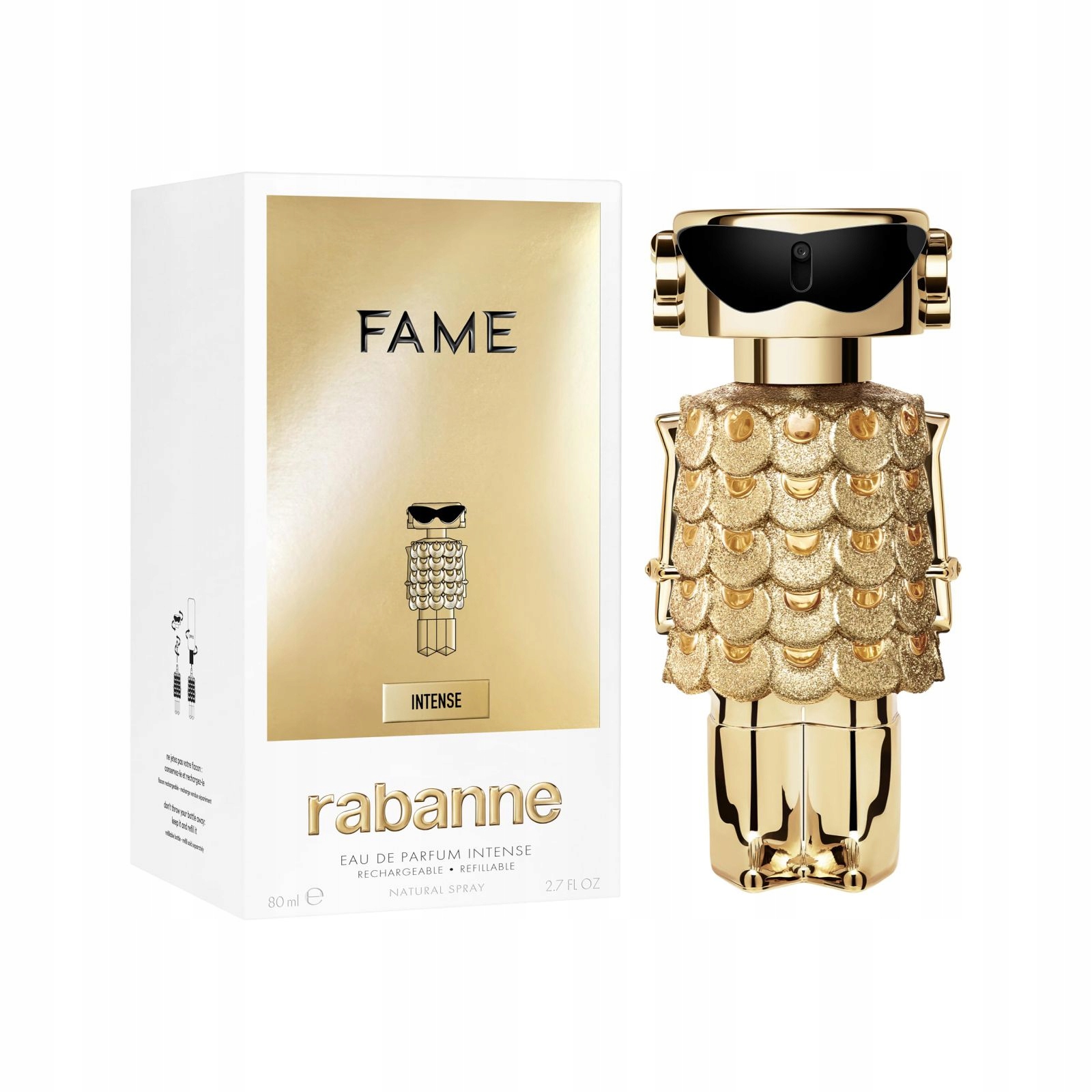 Fame Intense Eau De Parfum, Doplňovatelná, 80 ML