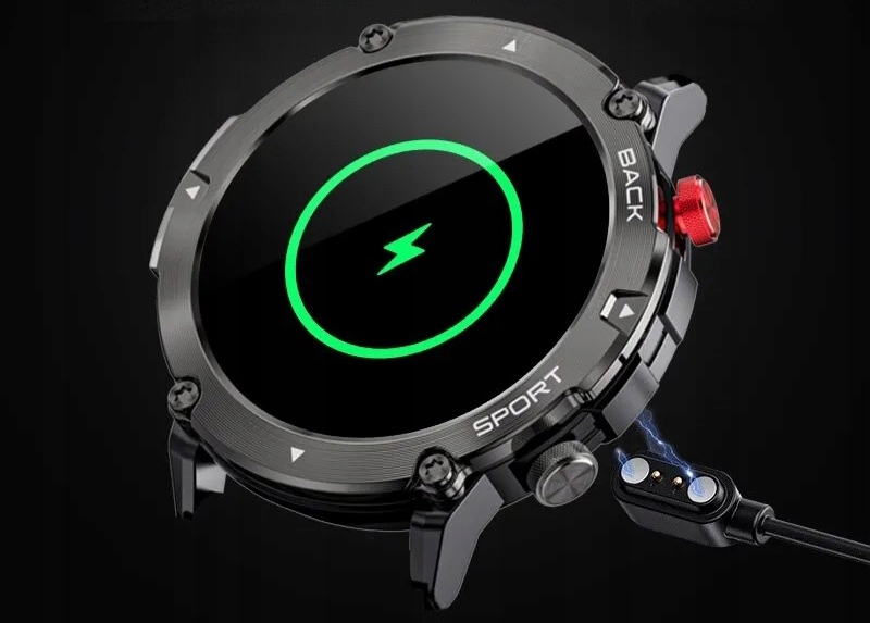 SMARTWATCH ZEGAREK POLSKIE MENU ROZMOWY SPORT SMART WATCH MĘSKI C21 Transmisja danych 4G (LTE)