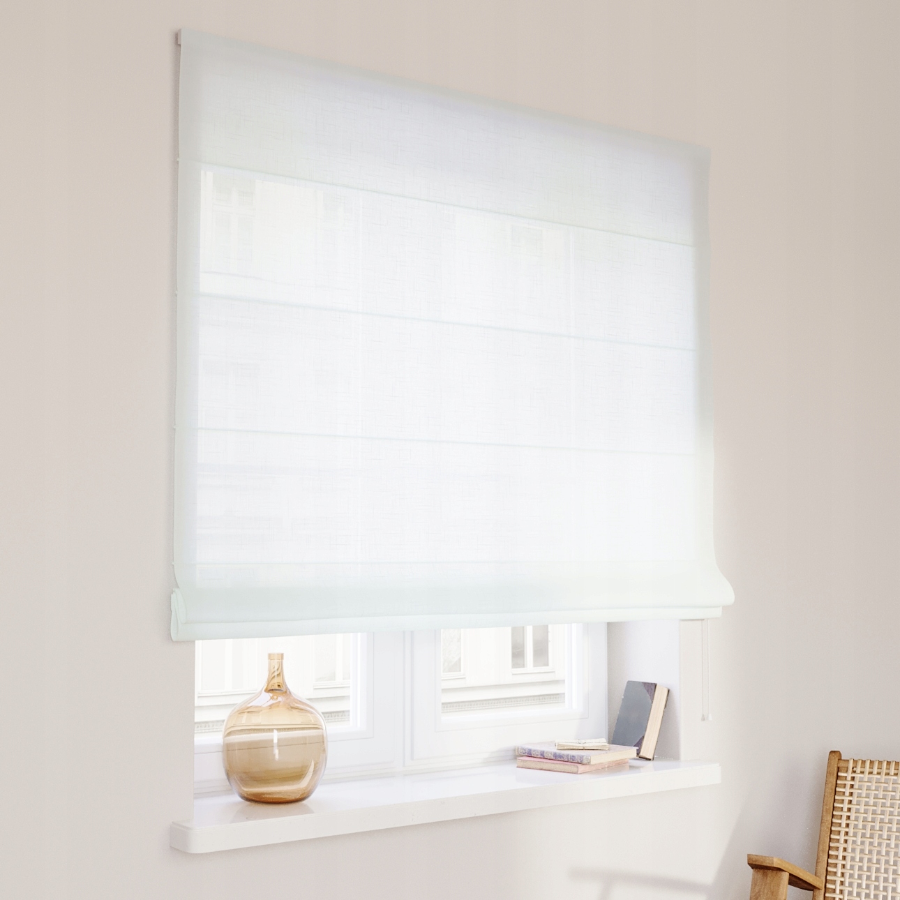 Hotová římská roleta Capri 130 x 170 cm zelená