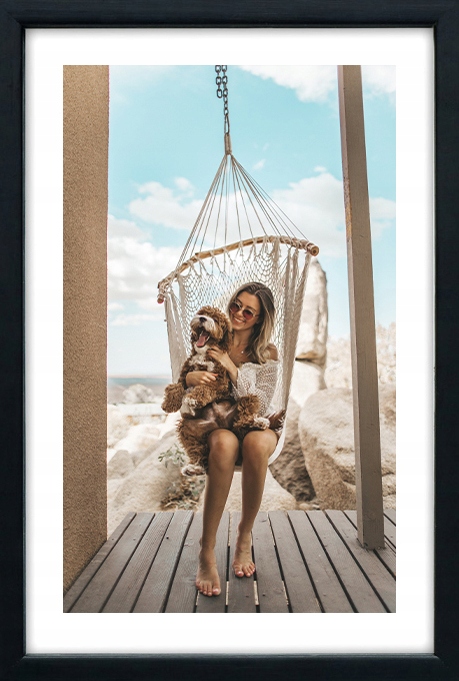 

Ramka Drewniana Czarna Foto Ramka 24x30