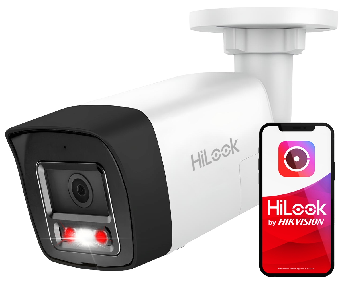 Ip kamera HiLook od Hikvision Tubová 8MPx Mikrofón Reproduktor Live Guard PoE