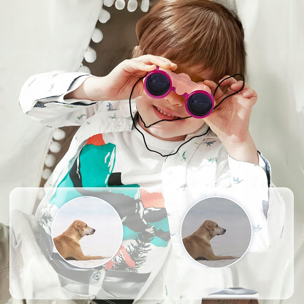 LORNETKA DLA DZIECI HD POWIĘKSZENIE 3x30 PREZENT DLA CHŁOPCÓW I DZIEWCZĄT Kolor dominujący inny kolor