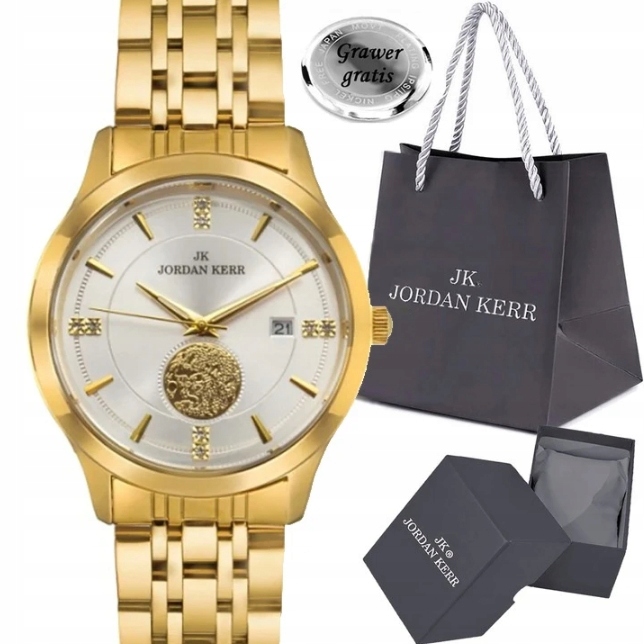 Dámské hodinky Jordan Kerr Elegantní stylový antiALERGENNÍ ciferník Gravírování