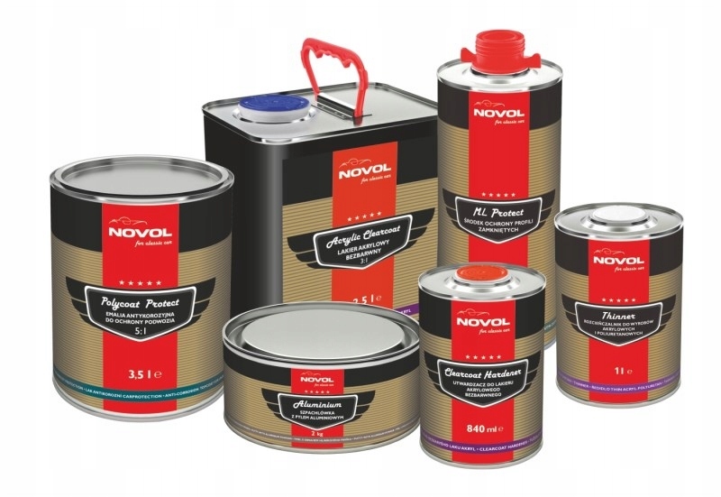 Novol для классического автомобиля эмаль POLYCOAT PROTECT 5:1