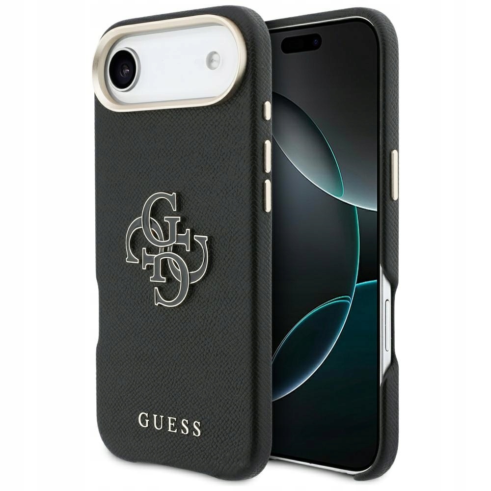 Etui Guess Fw Resin Logo na iPhone Air czarne Guess