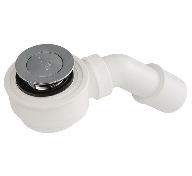 Sprchový Odtok Fi 60 Zátka Klik-klak Kovový Chrom Sifon Pro Sprchovou Vaničku